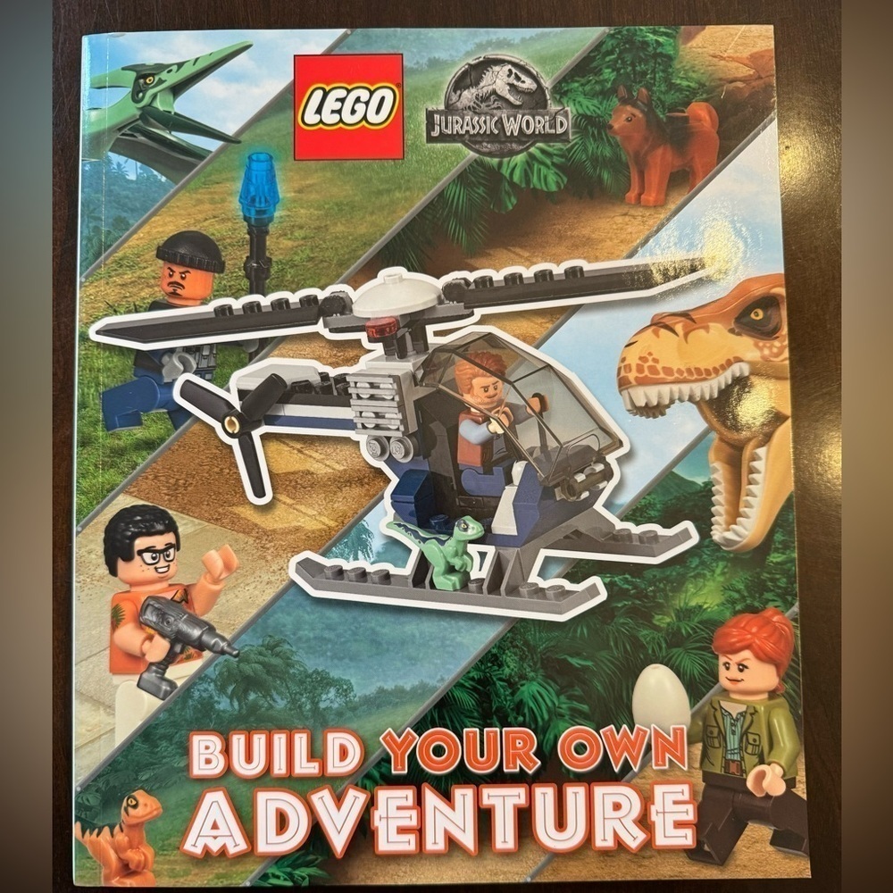 Lego Jurassic World Build Your Own Adventure 2020 Book.
